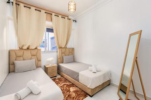 Bright apartment Maarif, 2 bedrooms, Wi-Fi, AC, Casablanca (fotografie 7)