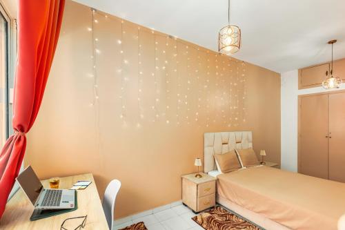 Bright apartment Maarif, 2 bedrooms, Wi-Fi, AC, Casablanca (fotografie 6)