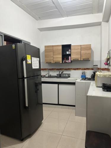 Kitchen, LAS CAMELIAS APARTAHOTEL - La Virginia Risaralda in La Virginia