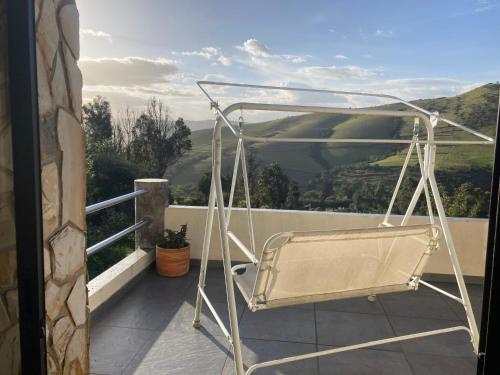 balkon/terras, Casa de Campo, chimi, jardin, terraza, montanas, cerca termales, reserva con anticipo in Guasca