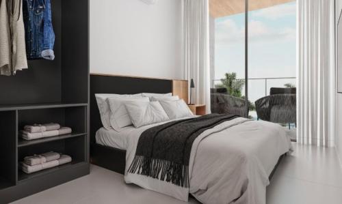 1 double bed, 2 sofa beds