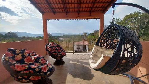 Balcony/terrace, Chale Rosa in Jardim Esmeralda