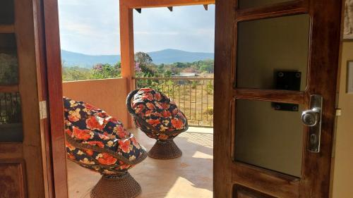 Balcony/terrace, Chale Rosa in Jardim Esmeralda