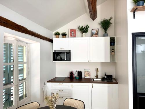 virtuve, Volume, lumière, confort - Loft #7 - Casa Londono (Volume, lumiere, confort - Loft #7 - Casa Londono) in Marly-le-Roi