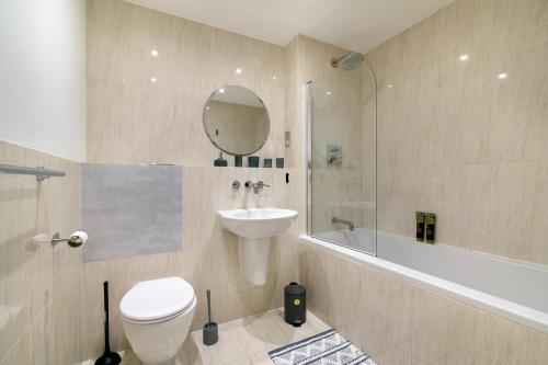 Modern 1BR Apartment near Edgbaston Cricket Ground, Birmingham (fotografie 4)