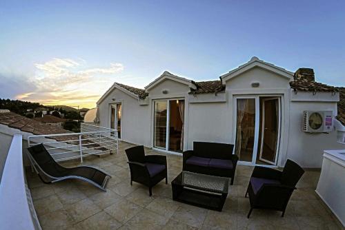 Balkons/terase, Apartments Leut in Jezera