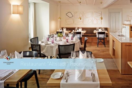 Étterem, Boutique Hotel Schlossberg in Thun