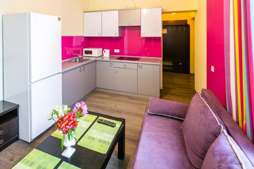 ห้องครัว, Apartment Fedkovycha in เขตฟรันคิฟสกี้