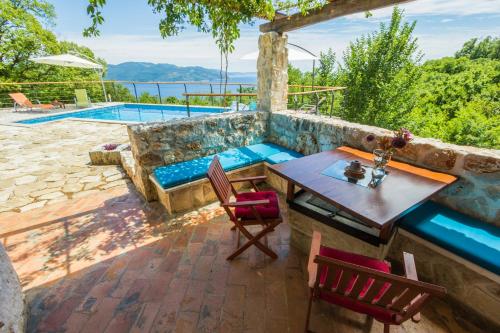 Ivanini secluded stone Villa with a stunning view