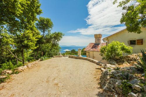 Ivanini secluded stone Villa with a stunning view
