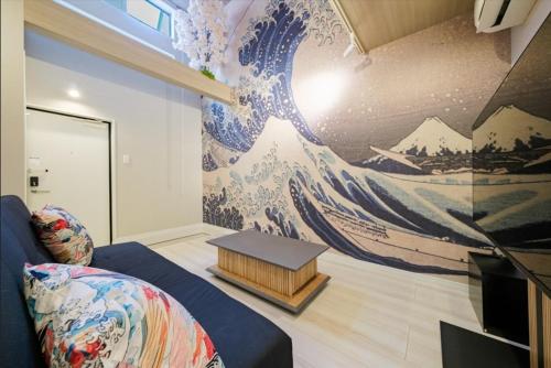 Hokusai Great Wave x Modern Japan, Tokio