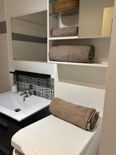 베르크 Appartement récent à deux minutes de la plage (Appartement recent a deux minutes de la plage) 3성급 싱글룸 객실