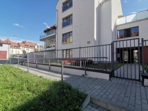 Вхід, Apartament w Centrum z wanną z hydromasażem (Apartament w Centrum z wanna z hydromasazem) in Кентшин