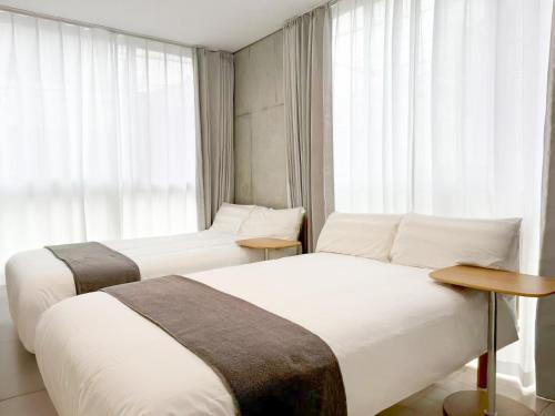 202Room,7-minute walk from Uguisudani Station located on the 2nd floor of an apartment-style building Twin room No elevator, Tokio