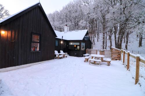 A szálláshely kívülről, 2 bed lodge with private hot tub in Aviemore in Auchenbowie