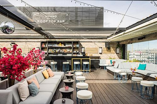 Balcony/terrace, Hotel AMANO East Side in Friedrichshain