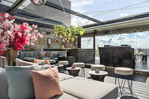 Balcony/terrace, Hotel AMANO East Side in Friedrichshain