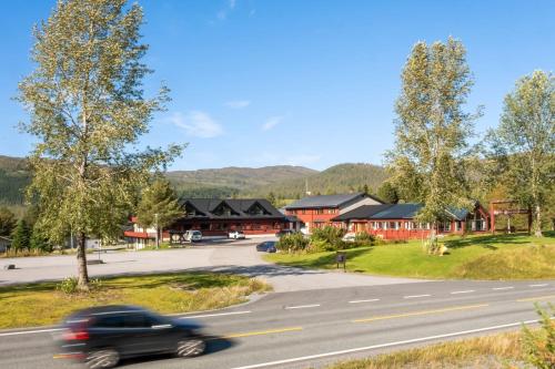 A szálláshely kívülről, Heia Gjestegård (Heia Gjestegard) in Grong