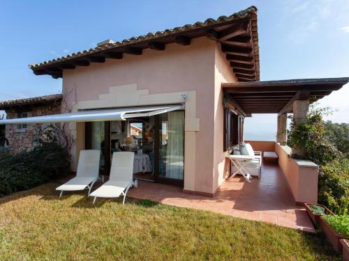 ทัศนียภาพ, Villa Briziola - Puntaldia - vista mare e giardino in ปุนตัลเดีย