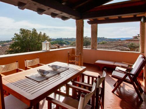 ระเบียง/ชานเรือน, Villa Briziola - Puntaldia - vista mare e giardino in ปุนตัลเดีย