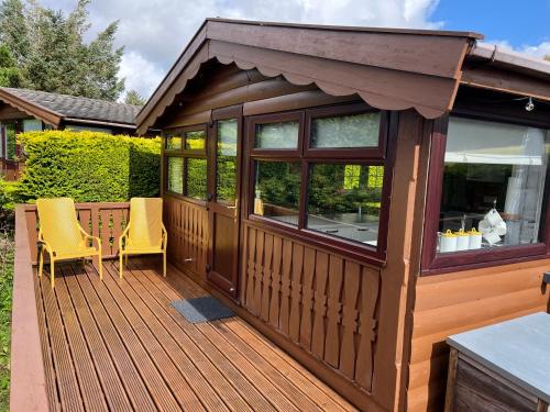 Balkons/terase, Log Cabin Retreat Snowdonia in Trawsfynydd