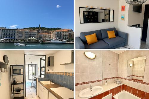 L'Azur, T2 - Parking gratuit - Central - confort Cosy - Location saisonnière - Sète