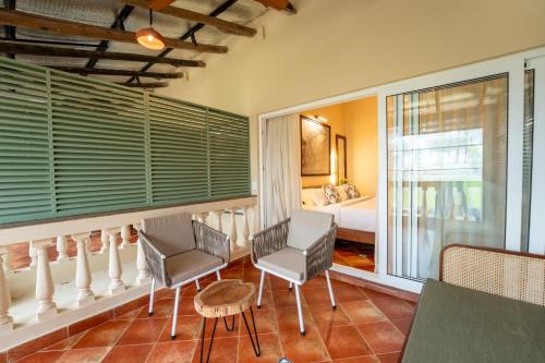 Erkély/terasz, C Roque Resort near Colva Beach