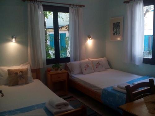 1 double bed
