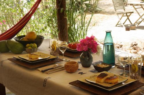 מסעדה, Bed and breakfast Keur Niaye in Toubakouta