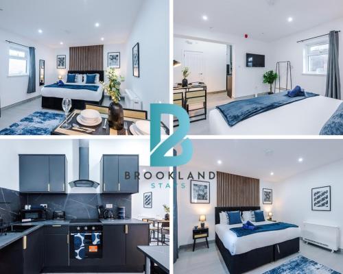 Birmingham Studio Flat by Brookland Stays Serviced Short Lets with WiFi, Birmingham (fotografie 9)