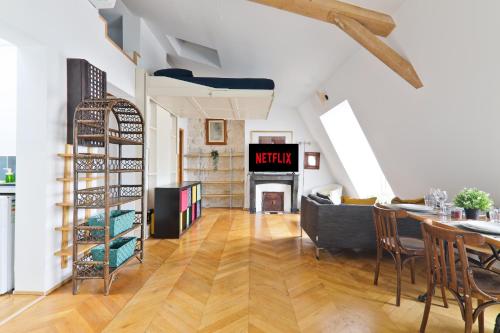 Studio Appartement Quartier Panthéon 3 Free Netflix, Parigi