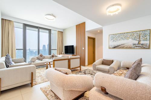 Superhost- Elegant Downtown 3BR , Burj Khalifa View, Дубай (фото 2)