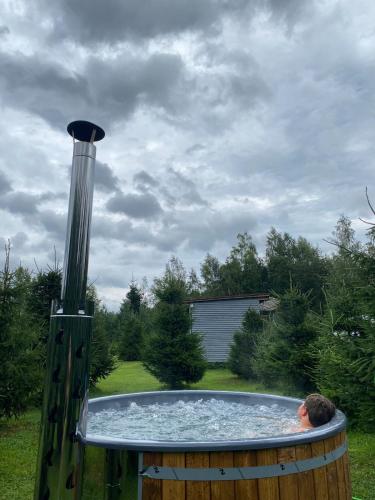 Hot tub, Valja Puhkemaja in Saku