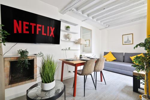 Élégant Studio Appartement Quartier Ile Saint Louis Free Netflix