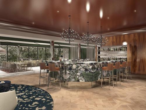 Bar/lounge, La Licorne Hotel & Spa Troyes - MGallery Collection in Troyes City Center