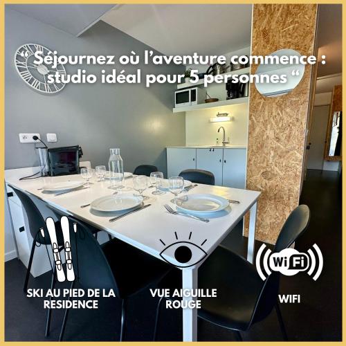 Le refuge cosy du Varet - Ménage inclus - Lits faits à l'arrivée - Arc 2000 - Ski IN OUT - La conciergerie du Varet - Location saisonnière - Bourg-Saint-Maurice