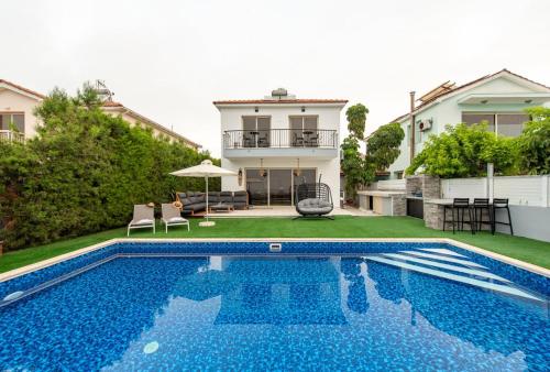 外部景觀, TelMar Royal Villa Sea View in 瑪佐托斯