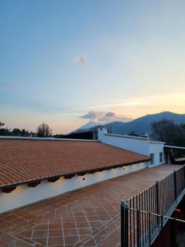 ระเบียง/ชานเรือน, Central Hostel San Sebastian in แอนติกัว กัวเตมาลา