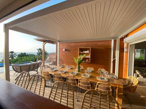 Attrezzature e servizi, Villas Bleu Malendure luxueuses 4 étoiles - vue mer - face à la réserve Cousteau - jardin tropical (Villas Bleu Malendure luxueuses 4 etoiles - vue mer - face a la reserve Cousteau - jardin tropical) in Bouillante