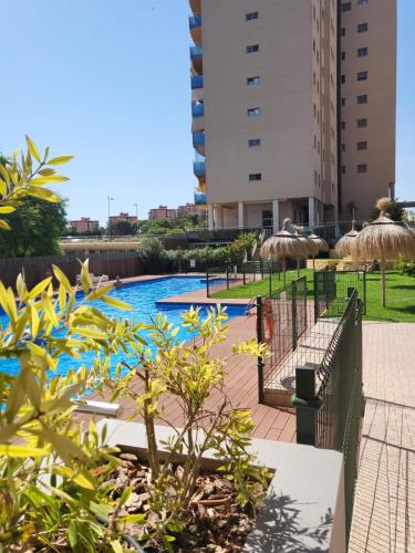 Appartment near beach with pool