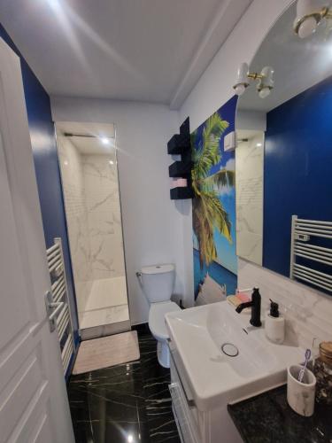 Fürdőszoba, Appart RDC spacieux in La Chaize-le-Vicomte