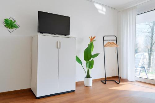 設施, Studioappartment mit Balkon in 朗格瑙