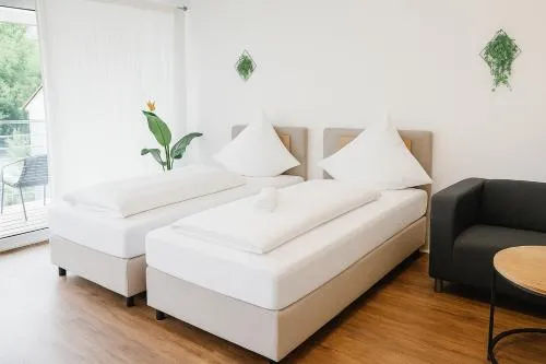 Rooftop Apartments L2 - Studioappartment mit Balkon für 3 Personen in Langenau, Deutschland
