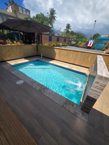 Swimming pool, Villa Mi casita el paraiso costero in Aguada