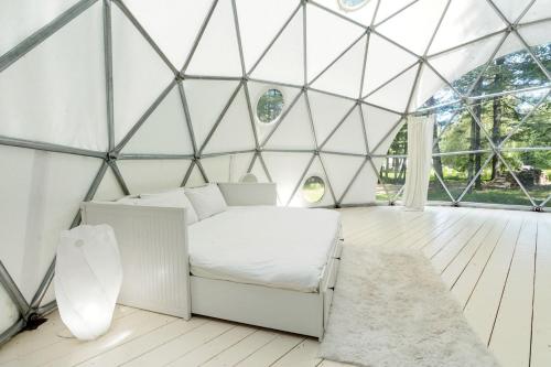 Incredible Spacious Dome for A Group Glamping Experience Surrounded by Nature in Woodridge, New York in Mountain Dale