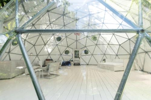 Incredible Spacious Dome for A Group Glamping Experience Surrounded by Nature in Woodridge, New York in Mountain Dale