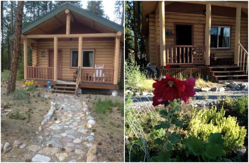 . Romantic Log Cabin Rental with Forest Views near Missoula, Montana