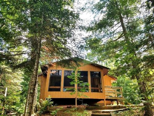 Inviting Lakefront Cabin with a Private Dock in Boulder Junction, Wisconsin