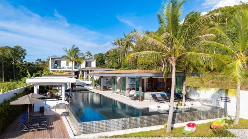 Exclusive Sea Renity A Beachfront Villa Retreat Sleeps 12 Adults and 6 Kids - 평면도