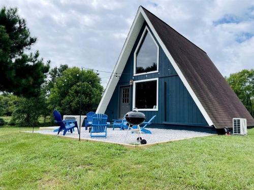 Enchanting A-Frames with Hot-Tub Wonderful for Hiking in Makanda, Illinois